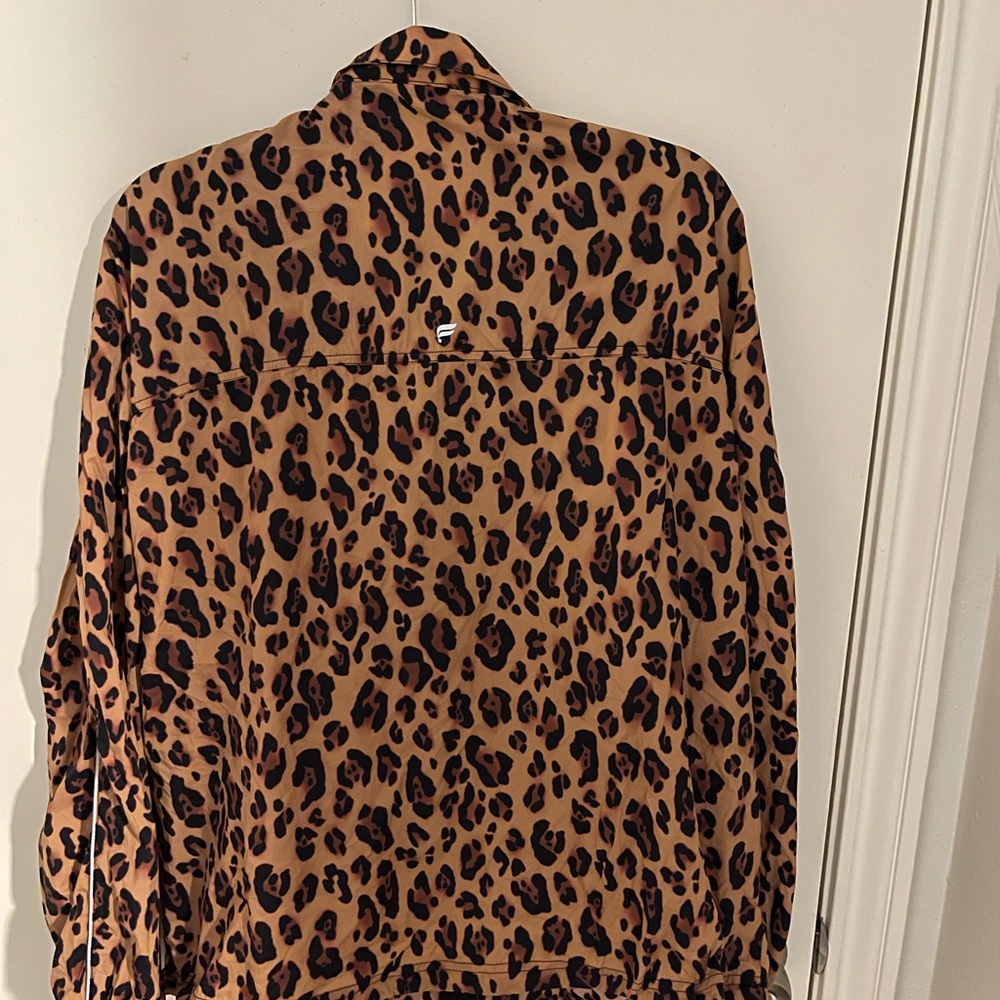 Fabletics Leopard Print Bomber Jacket - image 3